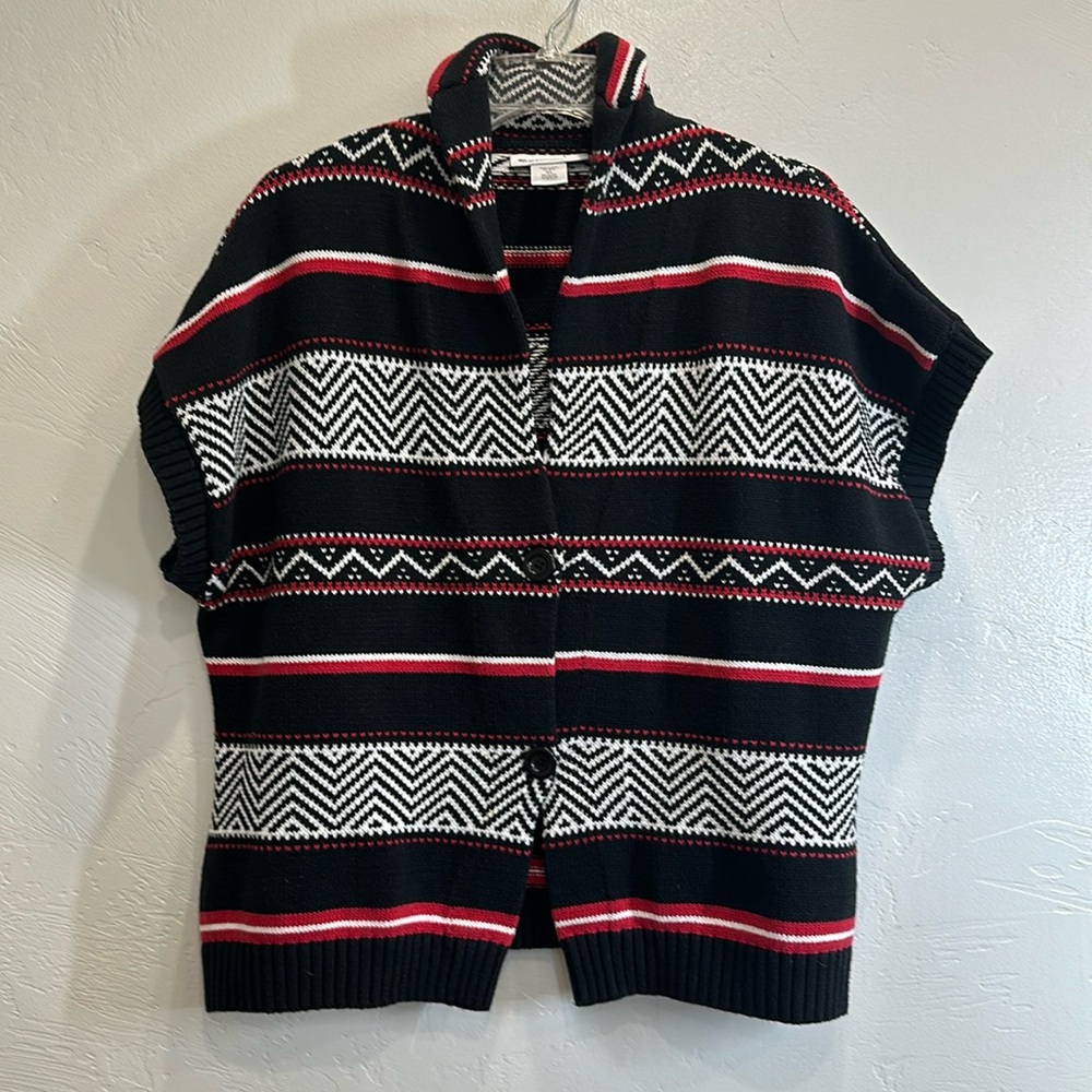 Seregenti Short Sleeve Knit Top Size XL